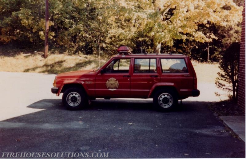 Former Chief's Car 2071; 1983 Jeep Cherokee